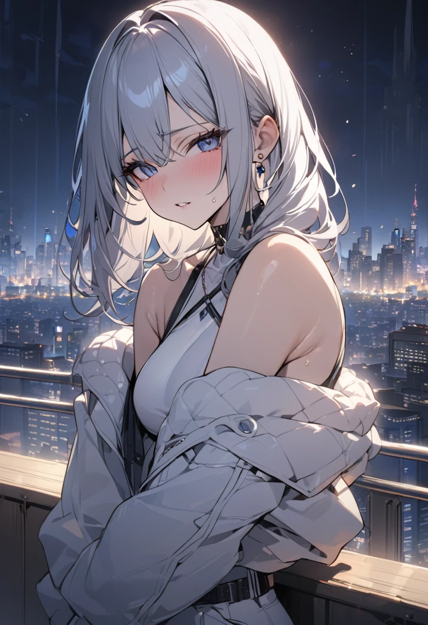 masterpiece, Highest quality, City skyline