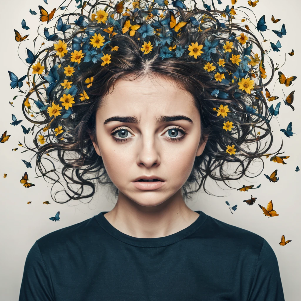 Make an image symbolizing anxiety and hope