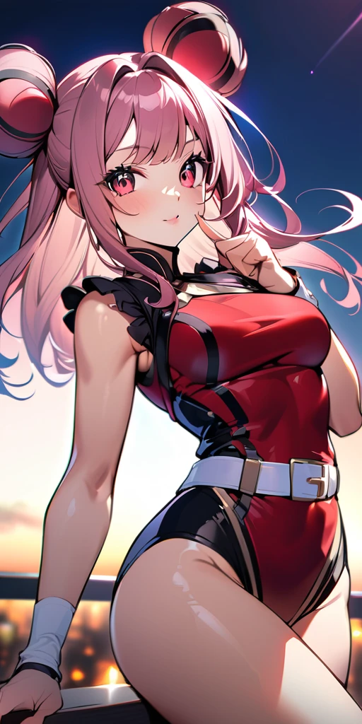((Highest quality、masterpiece、Anime Style、Highest quality、High resolution、8k、detailed、ultra-detailed:1.3))、Long legs、Sharp focus:1.2, Beautiful woman with perfect figure:1.4、(smile:1.2), double eyelid、30-year-old woman、Sexy pose、((((Shut your mouth.、One Woman、ワンピース:1.5)))),The background is tokyo