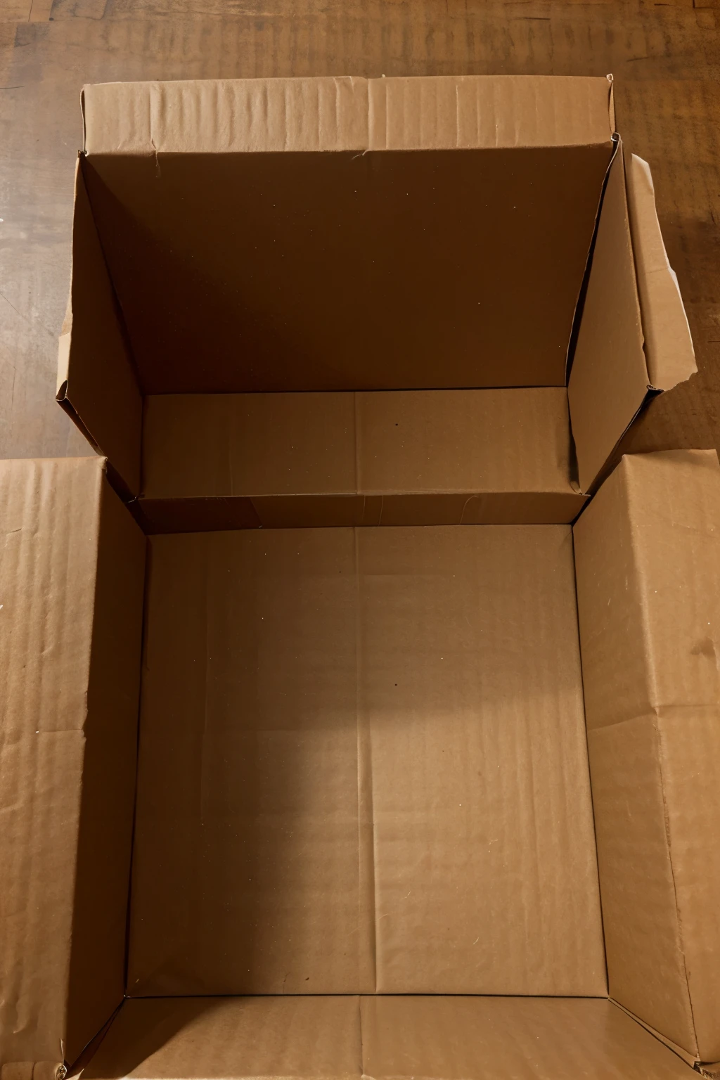 brown paper box surface texture. Are there fine or coarse fibers that are clearly visible