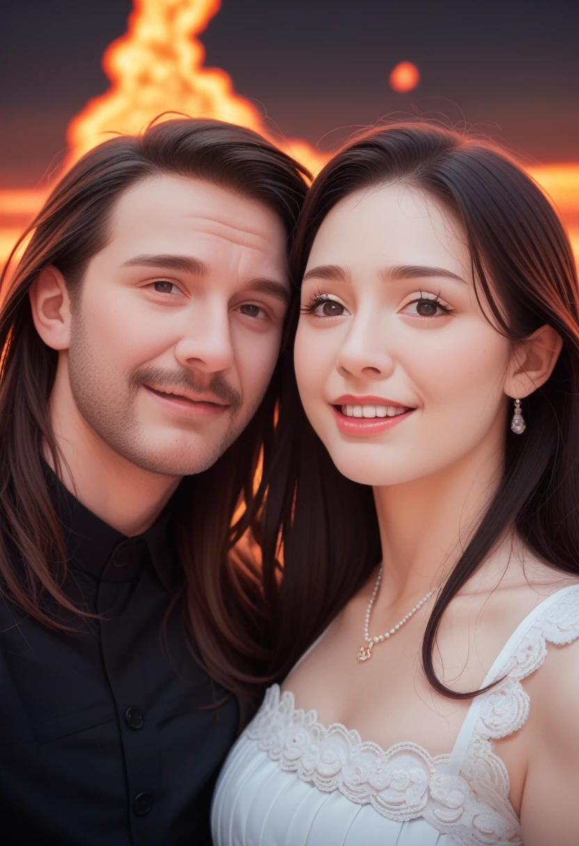 35mm Photography, White cropped top, beautiful earth filled with water and lava, Perfect eyes, Clear focus, 8k HD, Crazy details, complex, Caenorhabditis elegans, Atmospheric 4k Ultra Detail, Sensibility, Clear focus, masterpiece, color, Surrealism, vivid colors, (Very detailed CG Unity 8k wallpaper), complex, High Detail, Clear focus, Practical, symmetry, Volumetric Lighting, beautiful, rich dark masterpiece, Dan Mumford (dan mumford) and Mark M.. Simonetti-style astrophotography