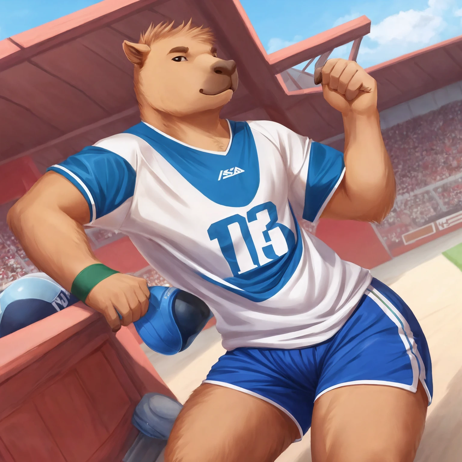 capybara, sports uniform