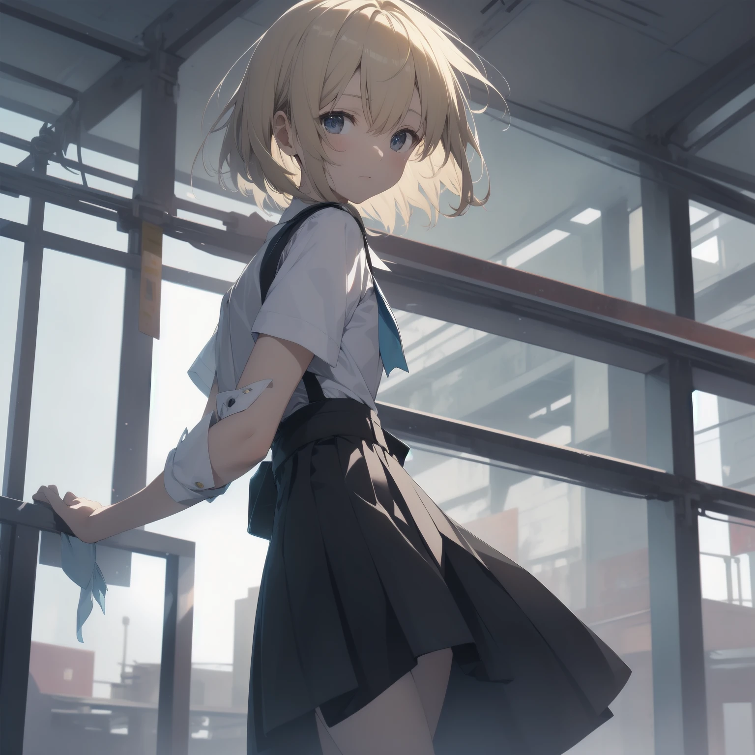 ultra-absurdres-Top quality by artist God, ultra-detailed, high resolution, anime moe artstyle, best anime 8k konachan wallpaper, pixiv contest winner, pool:2810, perfect ???????,break, 1girl, (Please draw a girl walking sleepily to school alone. )break,(Solo,little female, 13-year-old:1.3),Full limbs, complete fingers,a junior high school student, (very short hair), short cut, flat chest, , small butt, small black eyes, beautiful detailed eyes, well-proportioned iris and pupils, expressive eyes, highres detailed hair, soft expression, salor school_uniform, sailor collar, serahuku, bow, pleated skirt,(Detailed Lighting), (Detailed background), in the School commute route. break,super detailed skin, Best cinematic lighting powered by famous artist, 8k,beauty illustration,photoshop_(medium),very aesthetic,break,((artist:kotorai )), artist:clamp ,artist:carnelian ,artist:kantoku ,
