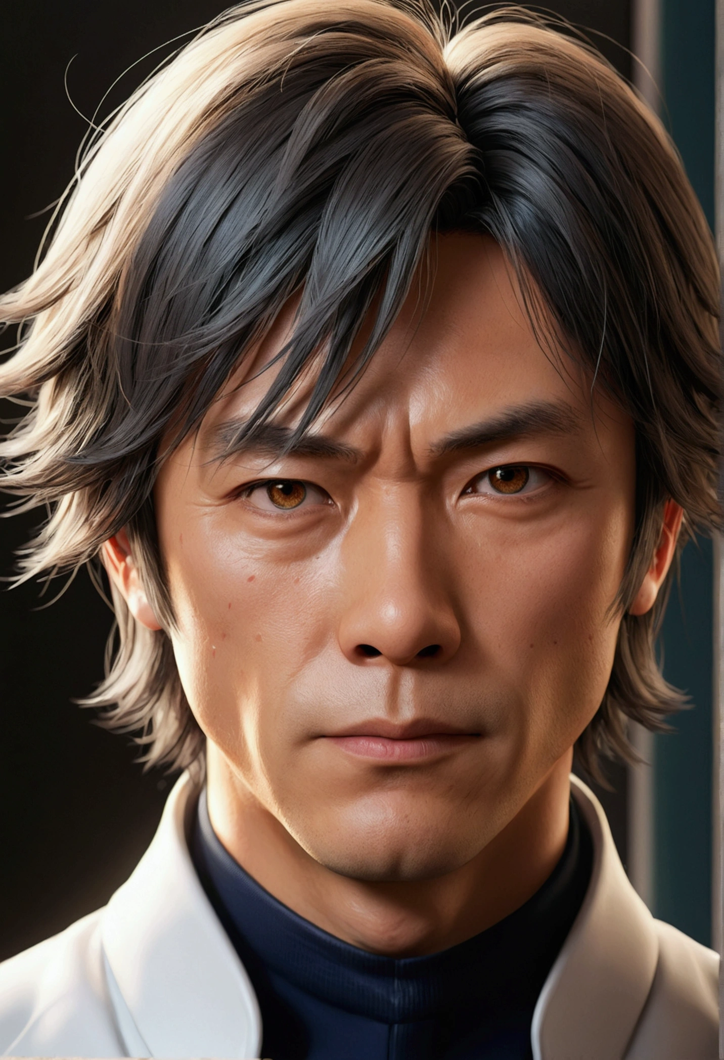 Char Helper, Anime style digital painting, (close) Male character portrait, Artwork by Shigeru Miyamoto, Reusch and Urop