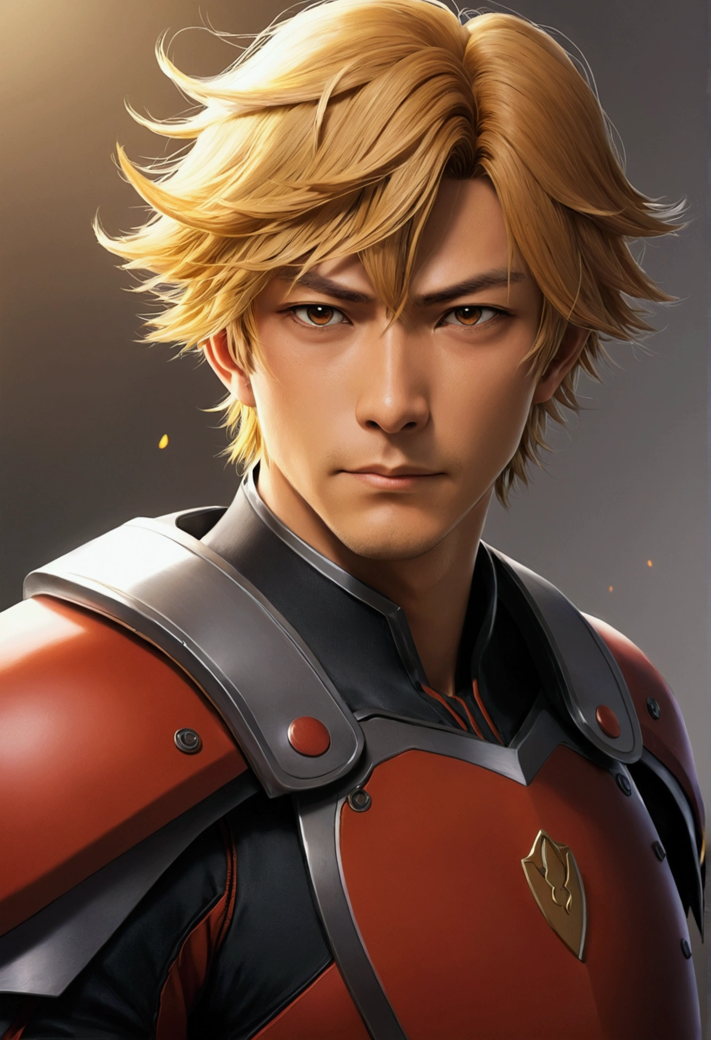 Char Helper, Anime style digital painting, (close) Male character portrait, Artwork by Shigeru Miyamoto, Reusch and Urop