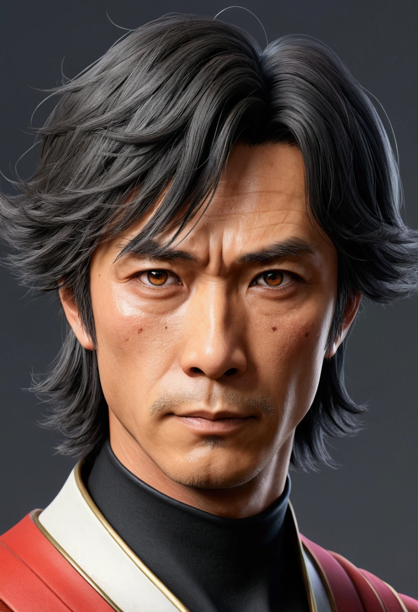 Char Helper, Anime style digital painting, (close) Male character portrait, Artwork by Shigeru Miyamoto, Reusch and Urop