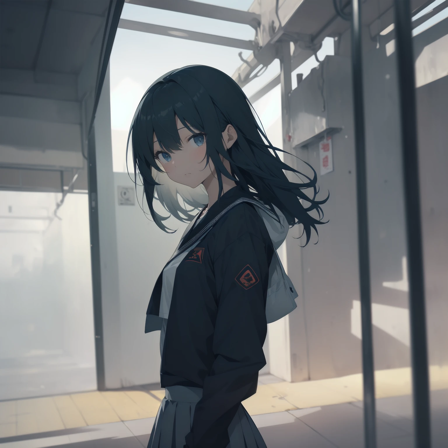 ultra-absurdres-Top quality by artist God, ultra-detailed, high resolution, anime moe artstyle, best anime 8k konachan wallpaper, pixiv contest winner, pool:2810, perfect anatomy,break, 1girl, (Please draw a girl walking sleepily to school alone. )break,(Solo,little female, 13-year-old:1.3),Full limbs, complete fingers,a junior high school student, (very short hair), short cut, flat chest, , small butt, small black eyes, beautiful detailed eyes, well-proportioned iris and pupils, expressive eyes, highres detailed hair, soft expression, salor school_uniform, sailor collar, serahuku, bow, pleated skirt,(Detailed Lighting), (Detailed background), in the School commute route. break,super detailed skin, Best cinematic lighting powered by famous artist, 8k,beauty illustration,photoshop_(medium),very aesthetic,break,((artist:kotorai )), artist:clamp ,artist:carnelian ,artist:kantoku ,
