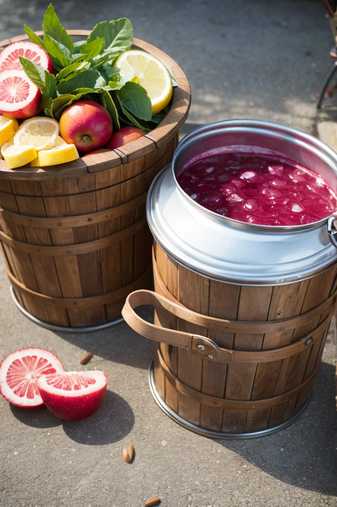 Bucket of juice