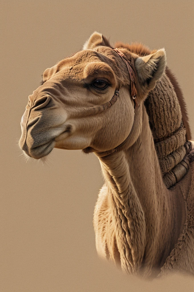 Sketch of  with camel 