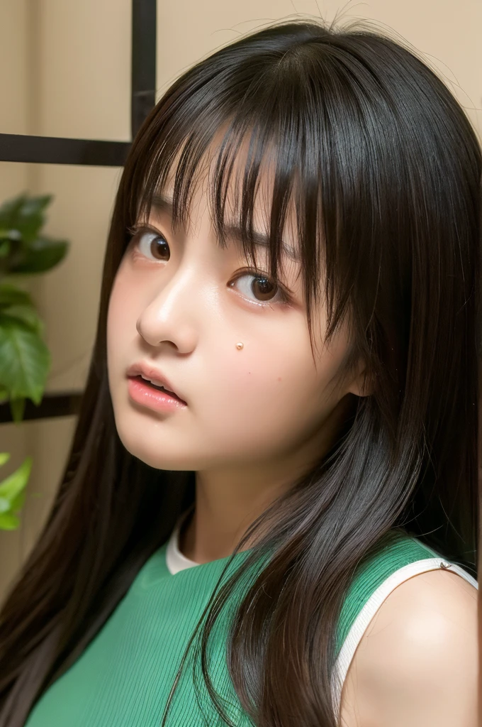 ((highest quality, masterpiece :1.3)), Photorealistic、Ultra-high resolution、Natural skin texture、Hyperrealism、Ultra close-up、Beautiful Japanese girl in her early s、Tight Chinese fighting suit、ロープでボンテージ、playroom、Frightened expression、My eyes are watering