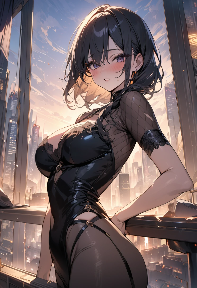 masterpiece, Highest quality, City skyline