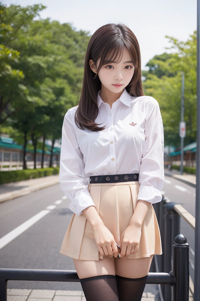 Get inside the skirt of a Korean girl