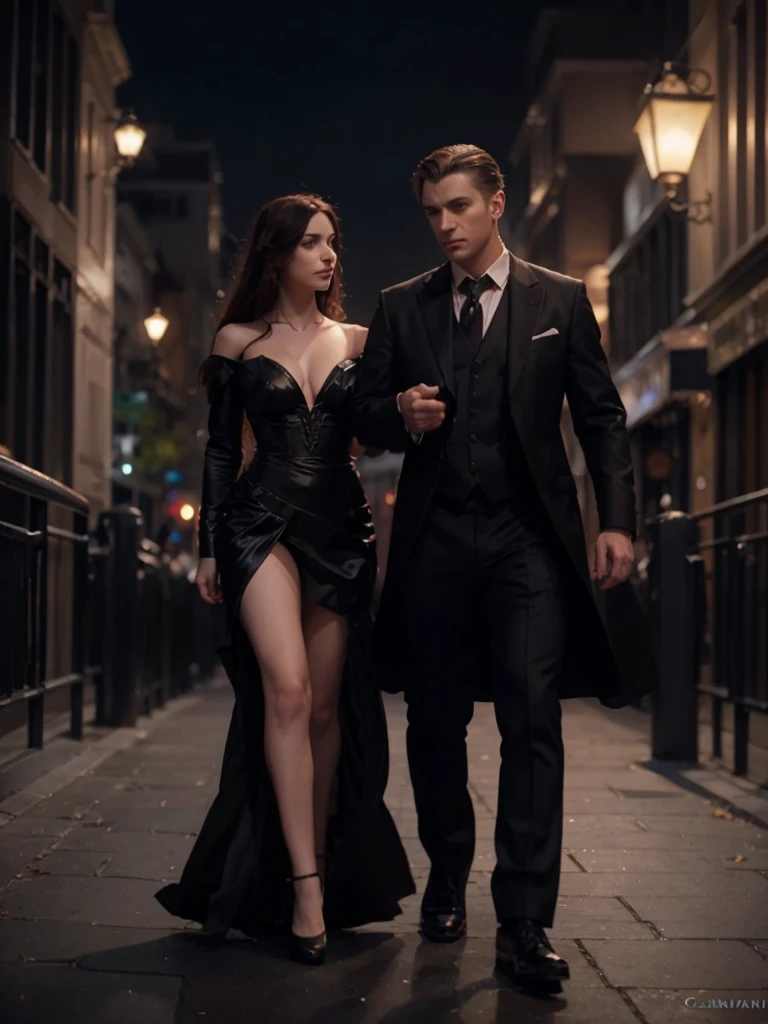 a man and woman in fancy clothes, stylized urban fantasy artwork, charlie bowater and artgeem, by Todd Lockwood, seductive romance fantasy, by Galen Dara, charlie bowater and mark brooks, charlie bowater and tom bagshaw, by Drew Tucker, romance novel cover, by Jeanna bauck, neoartcore and charlie bowater