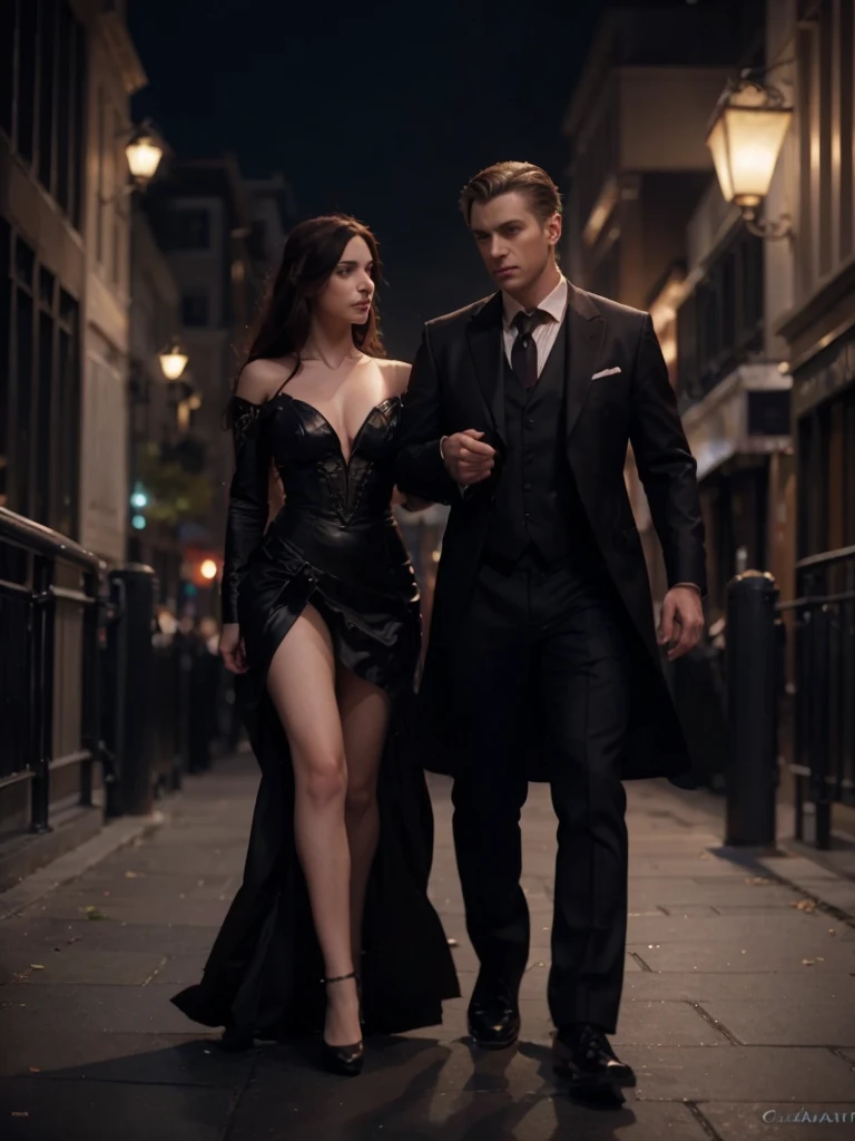 a man and woman in fancy clothes, stylized urban fantasy artwork, charlie bowater and artgeem, by Todd Lockwood, seductive romance fantasy, by Galen Dara, charlie bowater and mark brooks, charlie bowater and tom bagshaw, by Drew Tucker, romance novel cover, by Jeanna bauck, neoartcore and charlie bowater