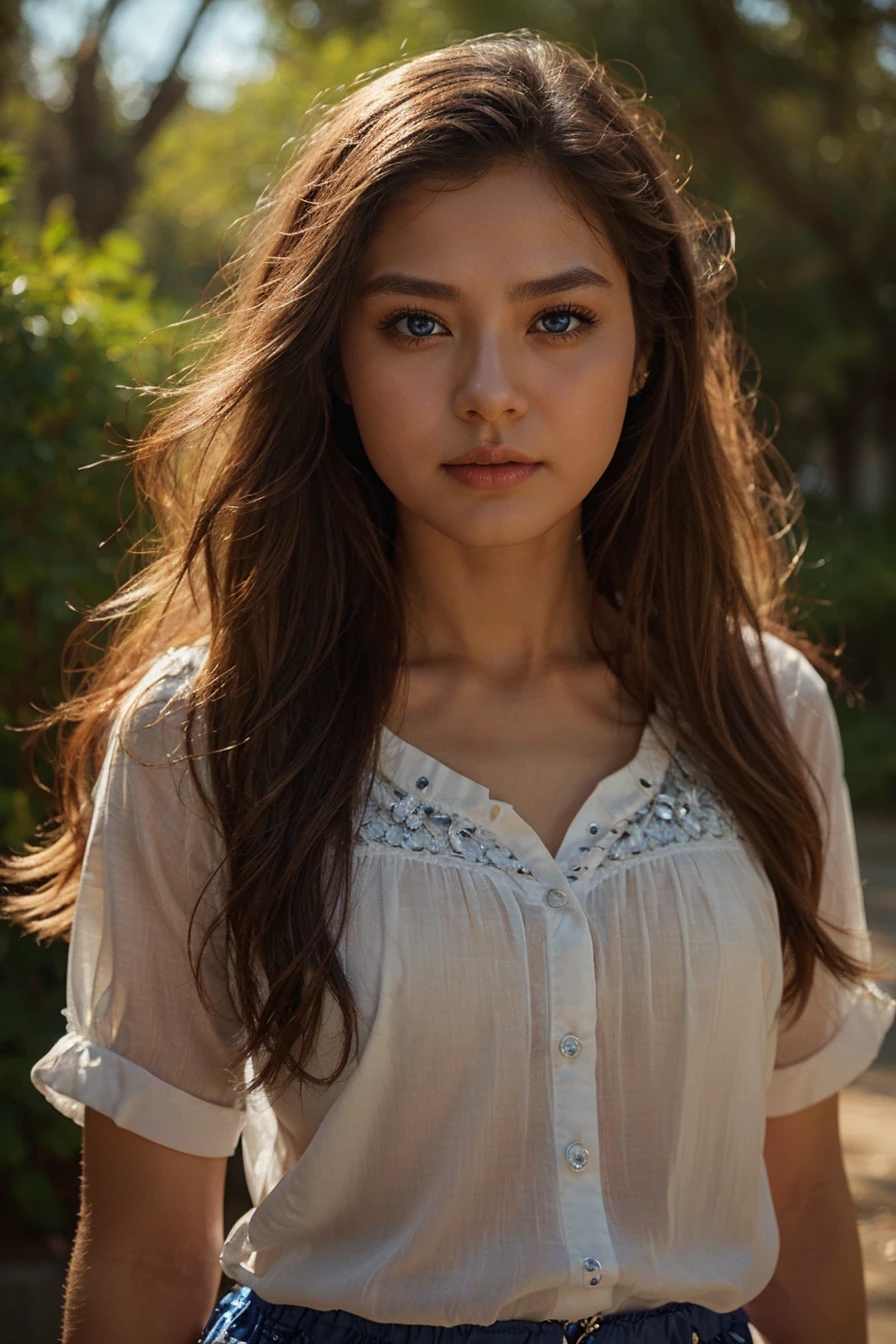 1 fille, 独奏, , blue eye, jewels,