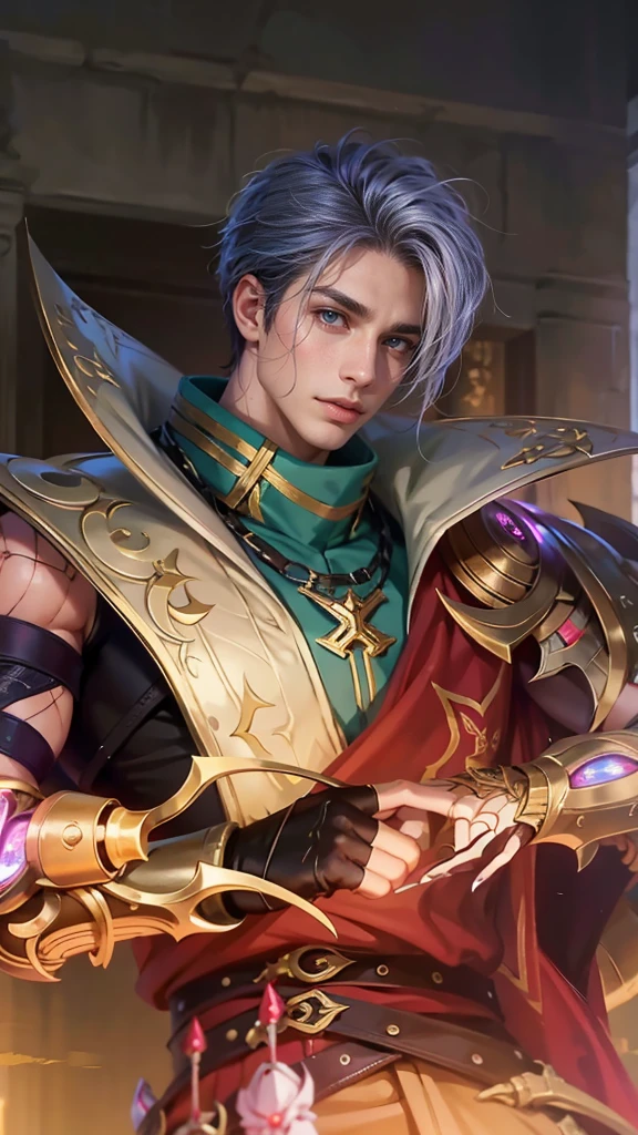Best quality, masterpiece, detailed skin texture, detailed clothes texture, detailed face, super detail, 8k, intricate detail, 1 boy, The color doesn't change, Muscle guy, 1 guy