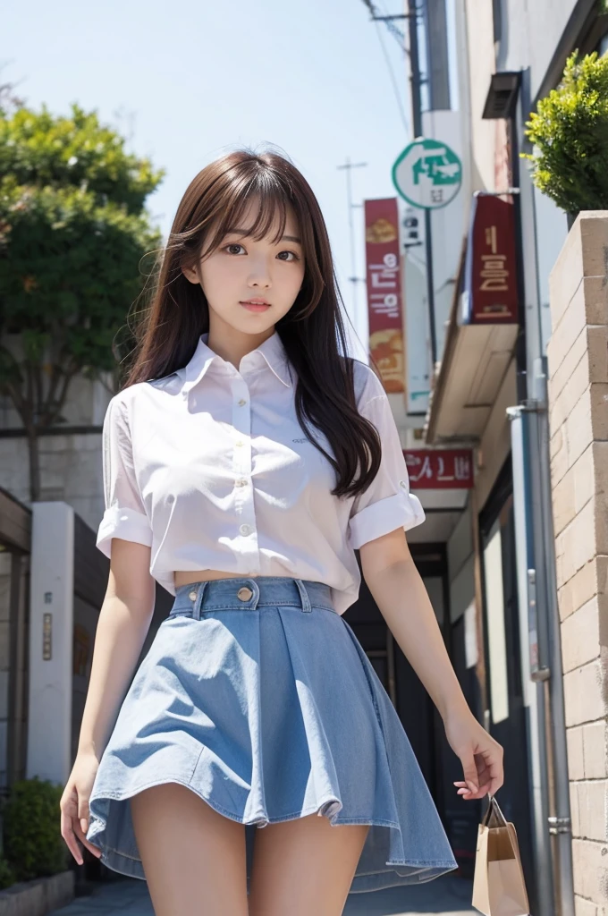 Korean girl upskirt、I want to enter
