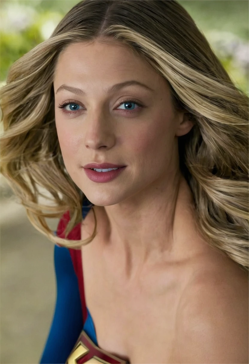 best quality)), ((masterpiece)), (detailed), perfect face, sexy supergirl Melissa Benoist, naked, legs apart, nipples, vagina showing, labia, detailed vagina, jizz on breasts