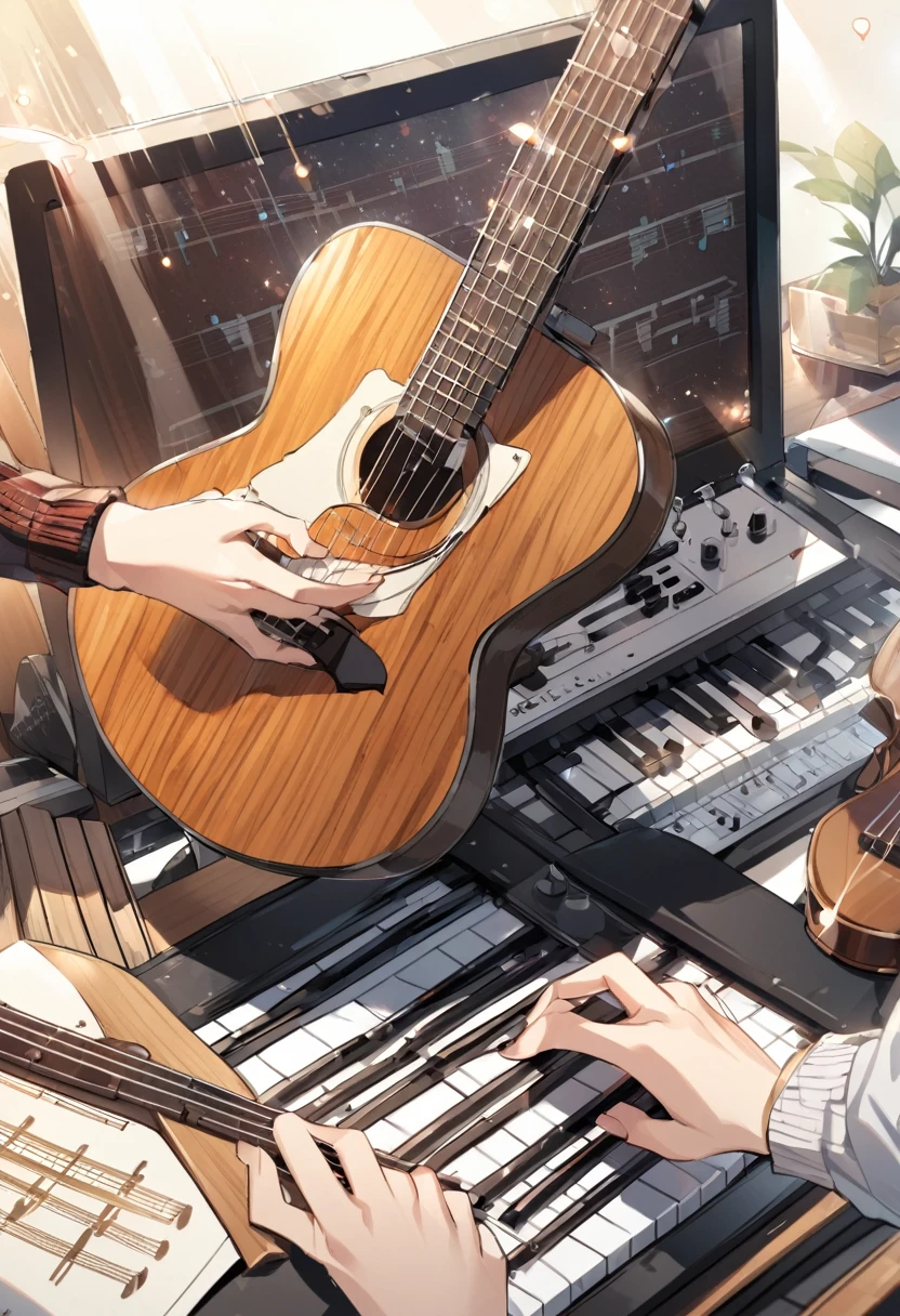 Learn how to enhance your creativity through playing instruments and composing music。How to choose an instrument that even beginners can enjoy、We provide easy songwriting ideas to get you started。