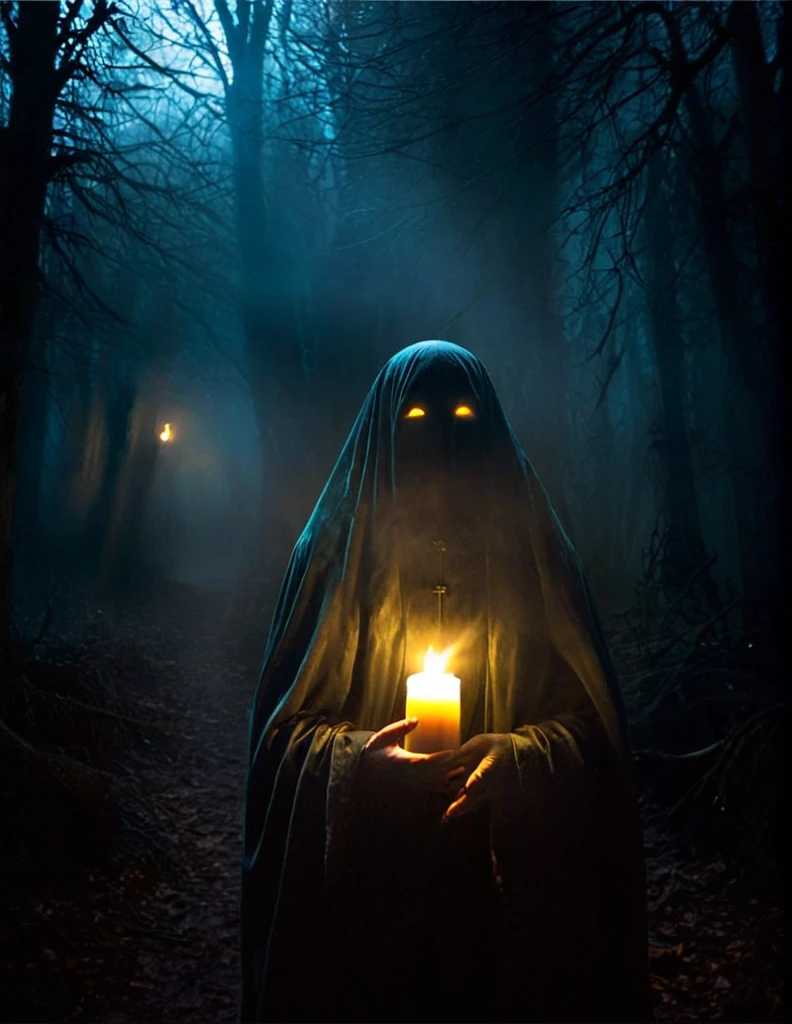 ,best quality, ultra-detailed, realistic, portraits, dark and eerie atmosphere, glowing eyes, ethereal presence, hauntingly beautiful, ghostly figures, swirling mists, supernatural entities, demonic essence, shadowy forms, eerie whispers, sinister aura, hauntingly pale skin, dark and twisted branches, flickering candlelight, macabre elements, mysterious and enigmatic, spectral apparitions, gothic art style, hauntingly captivating, spectral realm, hauntingly melancholic, otherworldly beauty, ethereal glow, hauntingly haunting, chilling and atmospheric, eerie and ominous lighting.
