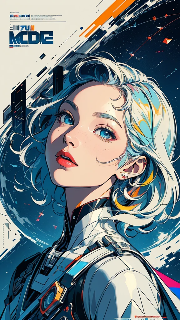(((masterpiece, highest quality))),(((solo:1.2))),(((1girl:1.2))),32k wallpaper, very detailed, poster, vintage science fiction,(((((geometric cinematic movie poster))))), ((bauhaus)),(shape),(((abstract))),(mid century modern),movie poster,(((((portfolio))))),(((((Close-up))))),(((((bust up))))),((((more various angle)))),(((highlight))),Vast landscape,((((heterochromia)))),(((complete. detailed face))),(((Extremely talented))),(((most complecated machine))),(Colorful color scheme)