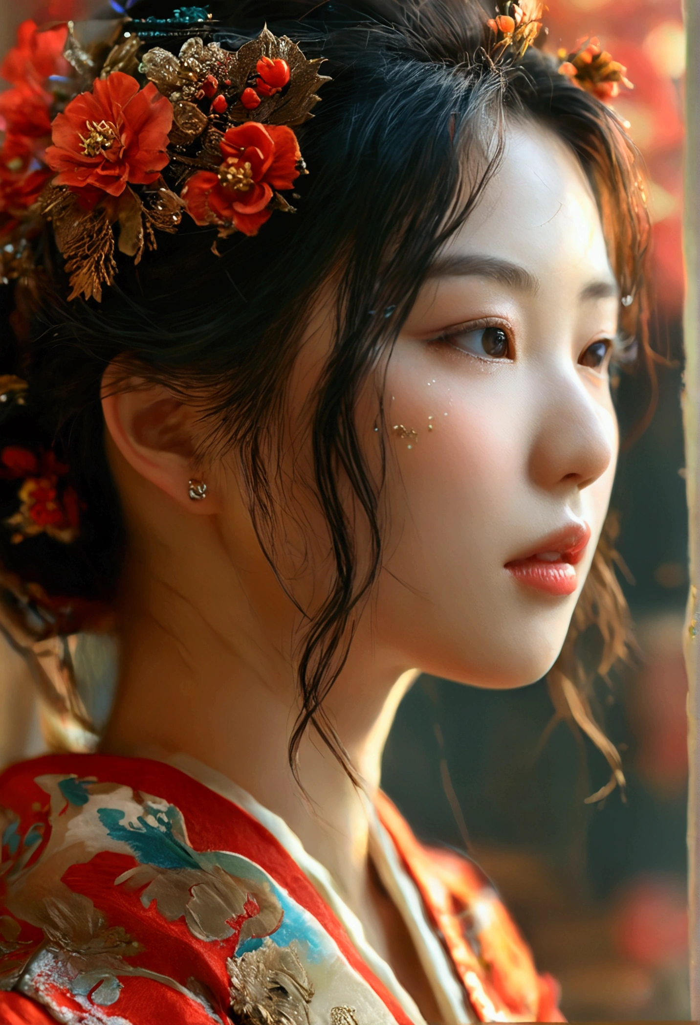 A realistic Japanese-Korean half-beauty(Big Breasts)