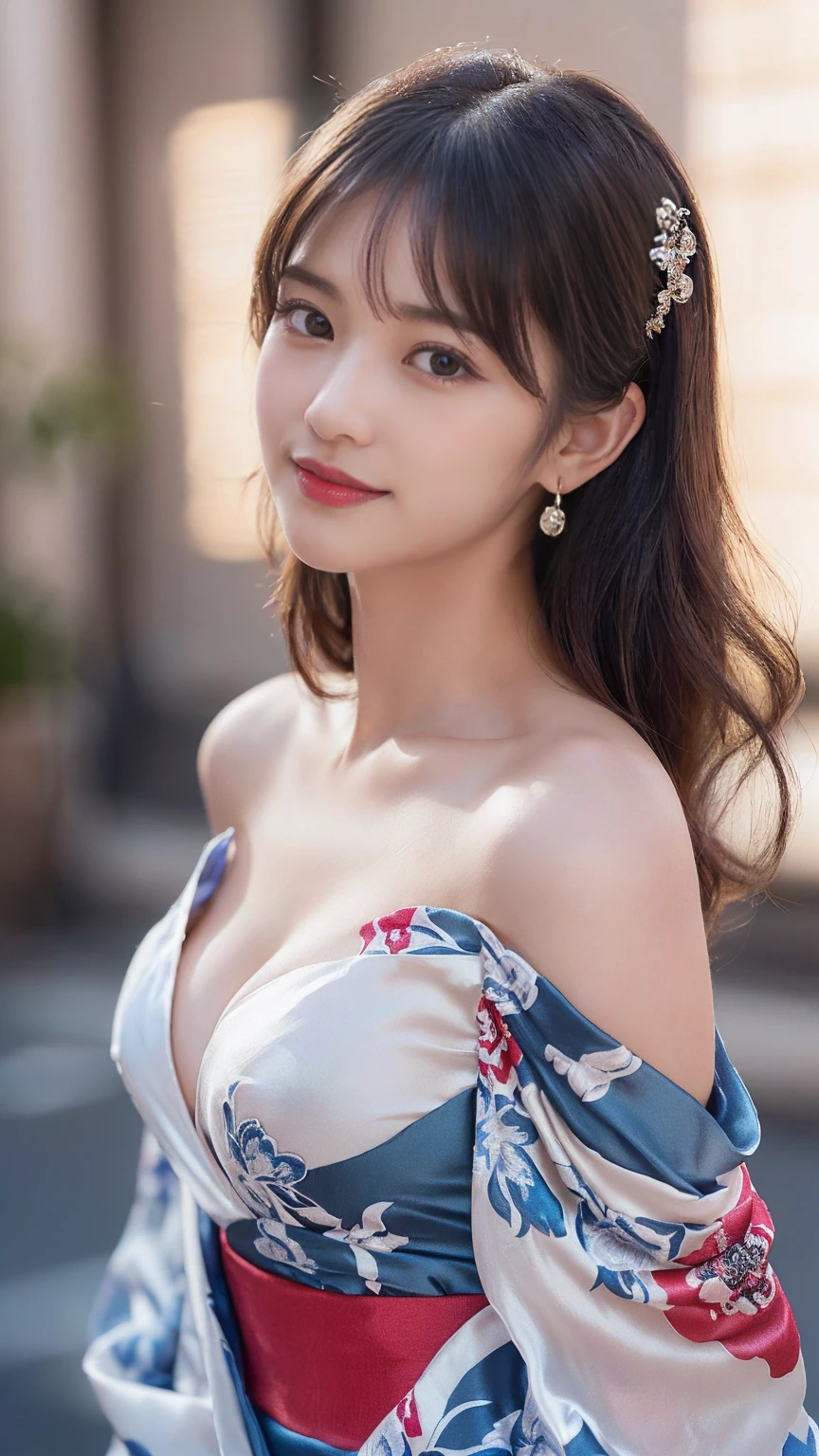 (((best quality,4k,8k,highres,masterpiece:1.2),ultra-detailed,(realistic,photorealistic,photo-realistic:1.37),beautiful detailed eyes,beautiful detailed lips,extremely detailed eyes and face,long eyelashes,2girls,illustration,sexy and confident expression,short, sensual kimono with sheer fabric and delicate floral embroidery, combined with luxurious silk and intricate lace trim, deep V-neckline and off-shoulder design with flowing, kimono-style sleeves, short length with a fitted bodice to emphasize a curvaceous figure,stunning appearance,seductive pose,provocative body language,vivid colors,studio lighting,emphasis on natural sunlight,highlighting the beauty of the subject's face and body,subtle shadows accentuating the curves,subtle smoky eye makeup,intense gaze that captivates the viewers,playful and inviting smile,glowing makeup,well-defined features,enhancing the attractiveness,sexy pout with bold lipstick,enticing and alluring air,setting the atmosphere of desire,19 years old,appearing youthful and vibrant,expressing independence and confidence,conveying a strong and seductive charm.)))