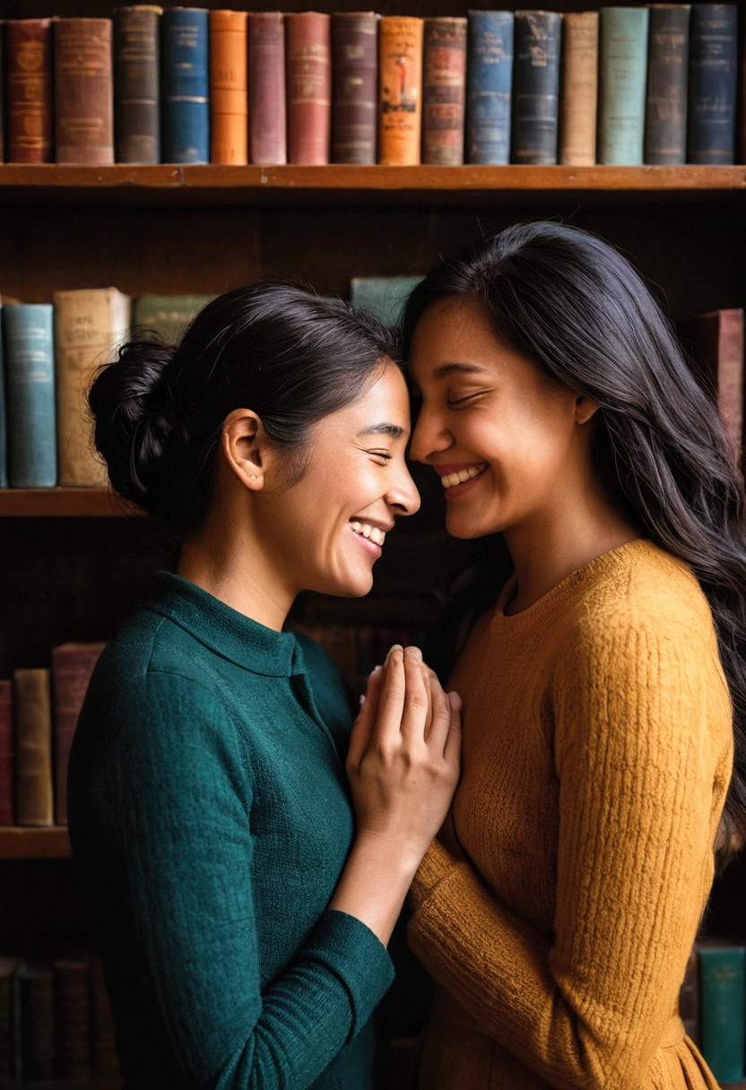 Two souls entwined by laughter, trust, and shared secrets. A bond forged through countless sunsets and whispered dreams. In the quiet moments, they find solace in each other’s presence, like old books on a cozy shelf. Their friendship, a canvas painted with colors of loyalty, resilience, and unwavering support.