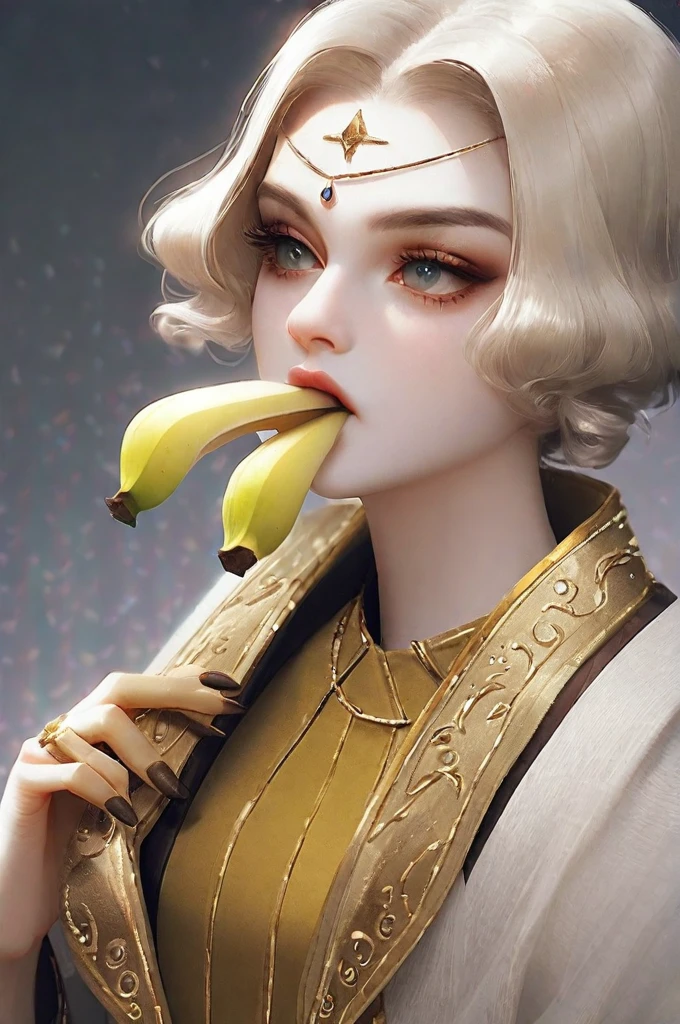 ((Лучшее качество)), ((шедевр)), (подробный), banana in your mouth