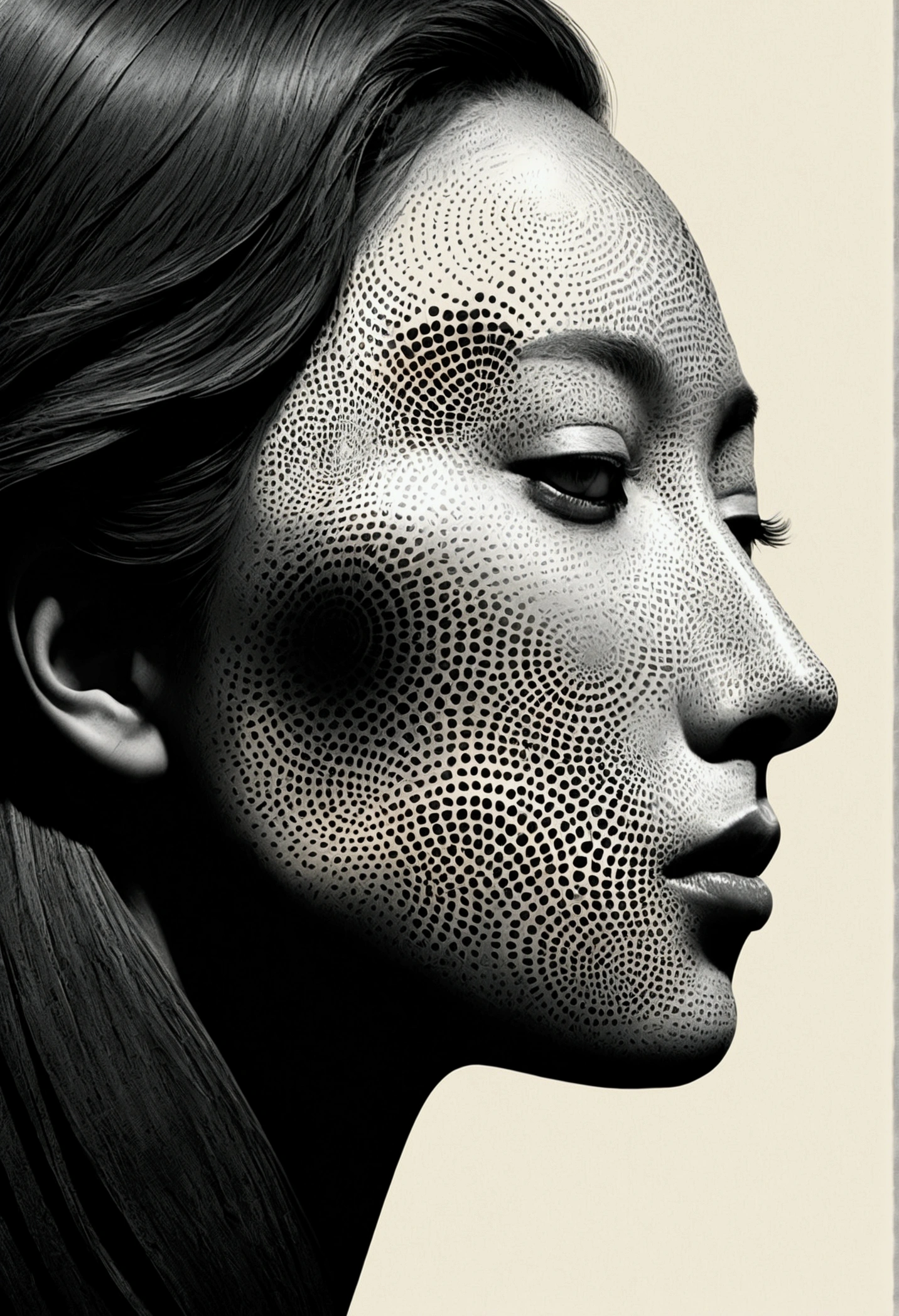 303 <lora:acid mix-303:1>, contour line , 1girl , terrain elevation lines