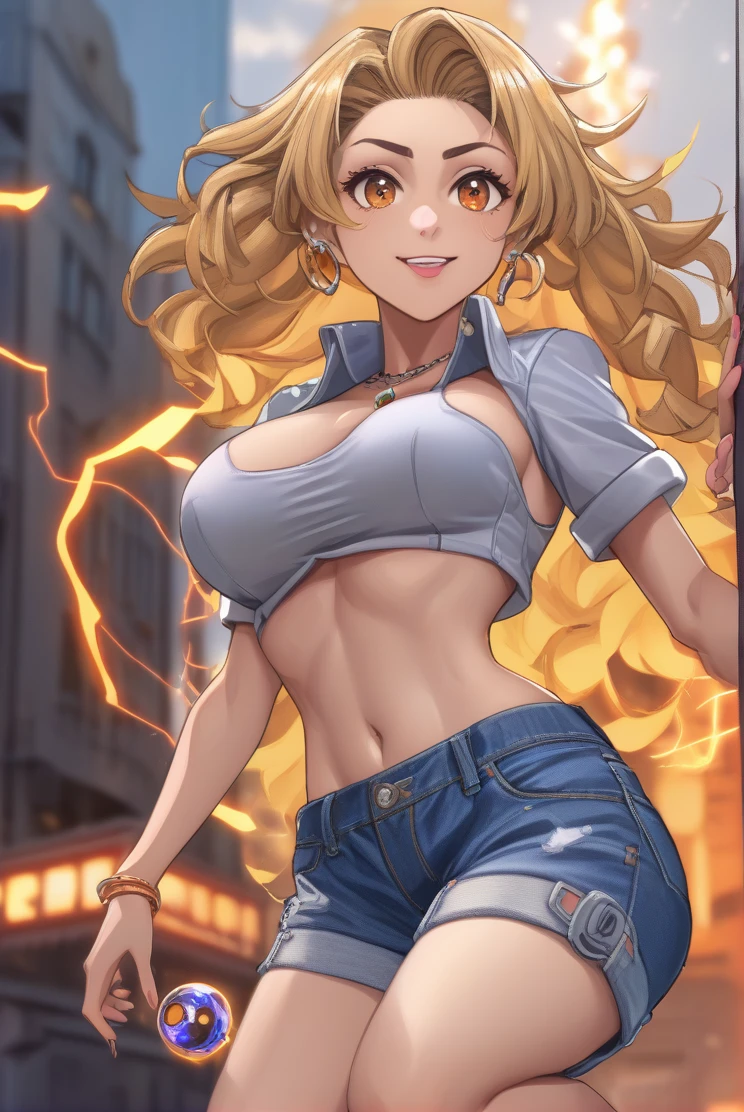Prompts
Copiar prompts
(giorno:1.7), plein-air, Street,cyber punk_CityView, (very detailed background), dynamic pose, , dynamic angle, Unripe_eyeballs, Orange fire_frizzy wavy hair silver wavy hair silver dakini, (((clear_Skinned, melhorar, jewerly,cropped shirt, shorts jeans))), navel cutout, ((below the chest)), 1 girl, There is + Jinx 20 years old ,comely Finger,comely long legs,comely body,comely Nose, perfect eyeballs, perfect Face,(comely detailed aqua eyeballs),((mature woman:1.1)),((milf:1.1)),make up,parted lips,(shiny Skinned:1.1),(perfect female body:1.2),(gorgeous detailed Skinned),(detailed cabelo), looking ahead at viewer, seducing smile, naughty Face, tongue sticking out, lightning strike_tracing,details Intricate,Depth of field, extremely delicate and comely, (comely,big fit ass_breastsout:1.4), (comely_Face:1.5),