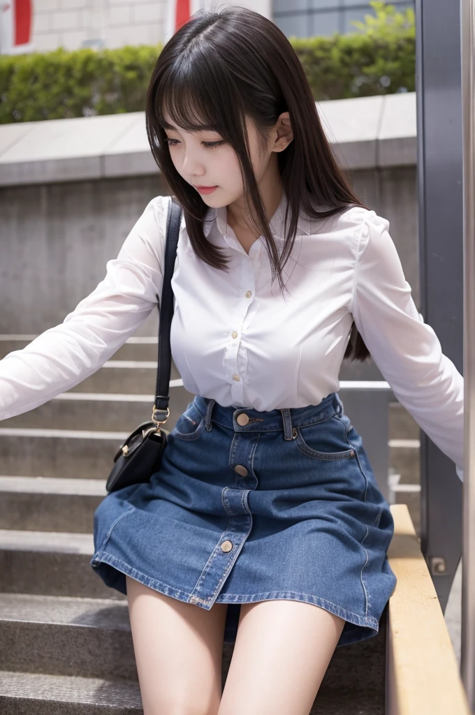 Korean girl upskirt、I want to enter、I want to be crushed、I want to be stepped on