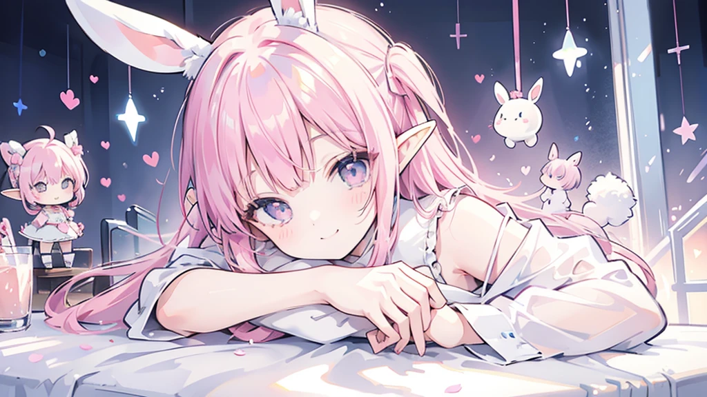 Bunny ears、Chibi Elf、Chill out、Pink and pop room、 afternoon nap