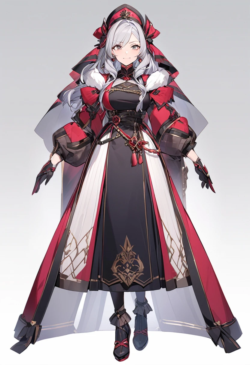 Full body photo of a mature woman of Royal Sister