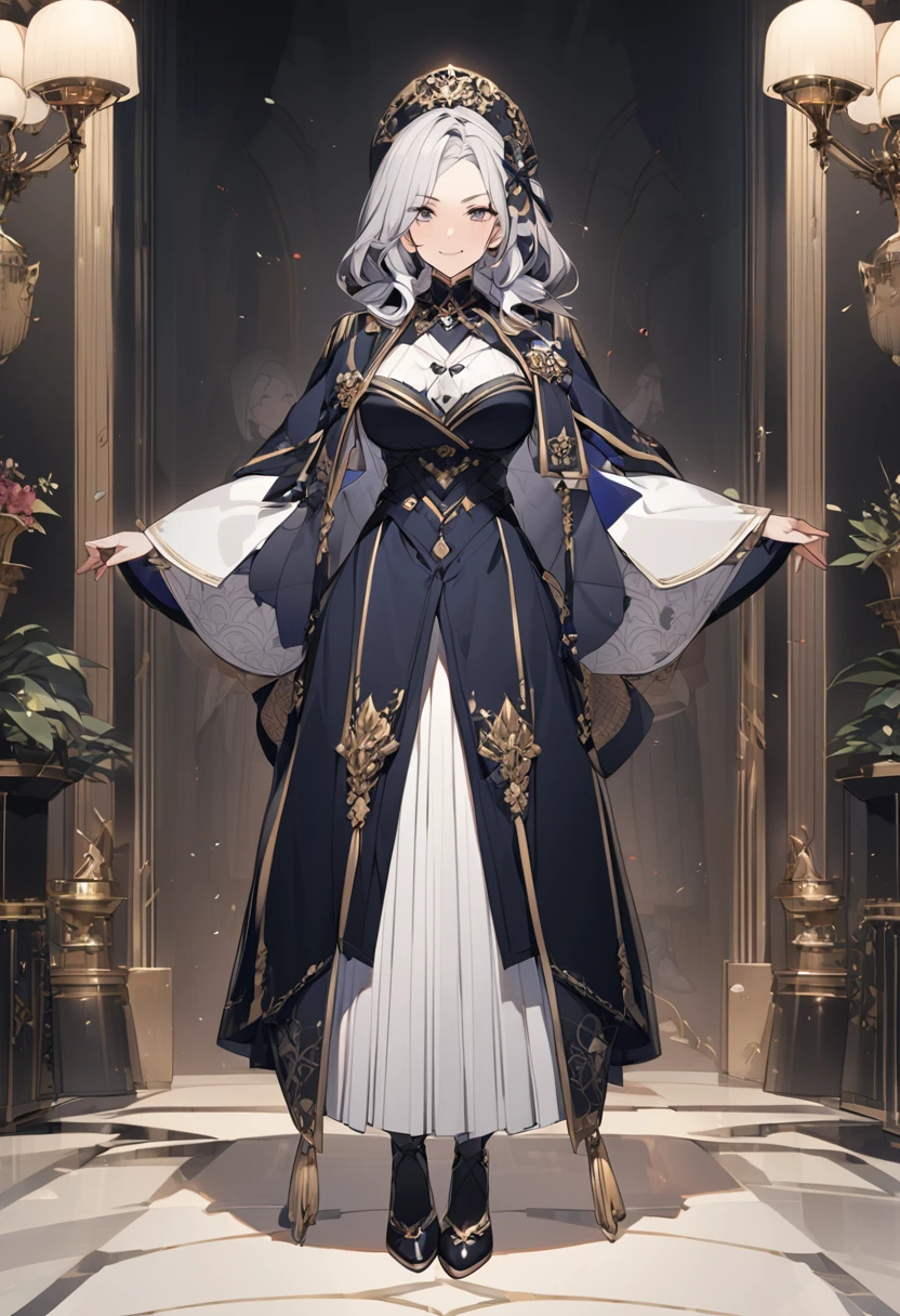 Full body photo of a mature woman of Royal Sister