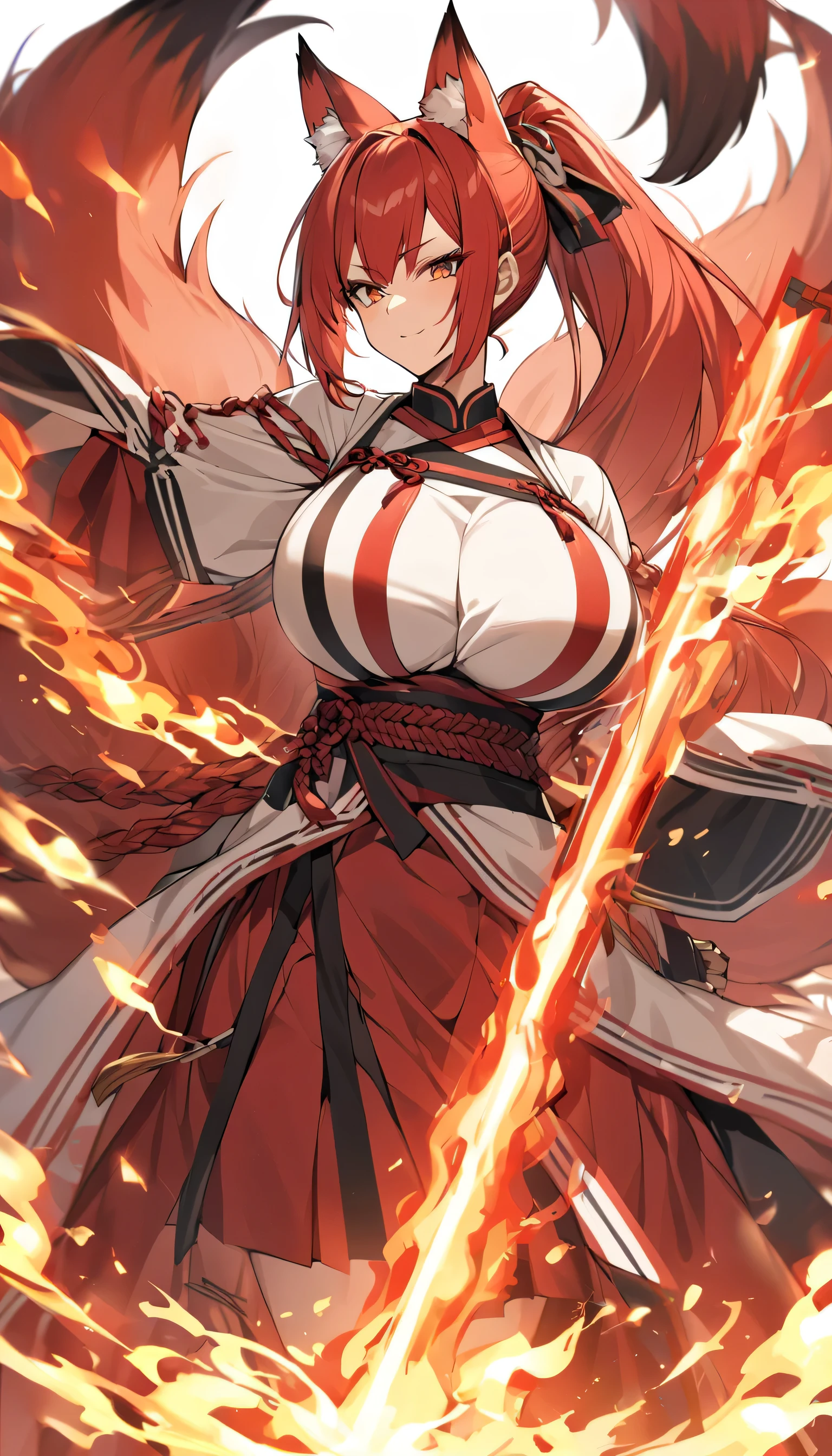 Megumin, magical explosion, fiery red hair, detailed eyes, staff in hand, confident and determined expression, black cloak billowing in the wind, intense battle pose, arcane symbols glowing, majestic background, sparks and flames, vibrant colors, high contrast, dynamic lighting, anime style, (konosuba), shamale, futa, down shot, frontal, sin calzones, penis, dick al aire, rostro perfecto, obra maestra, perfect dick, big dick, big boobs, big ass, perfect testicles, big ball's