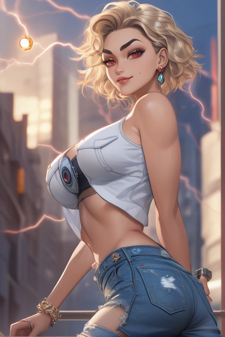 Prompts
Copiar prompts
(giorno:1.7), plein-air, Street,cyber punk_CityView, (very detailed background), dynamic pose, , dynamic angle, Unripe_eyeballs, red + silver short hair Chanel dakini, (((clear_Skinned, melhorar, jewerly,cropped shirt, shorts jeans))), navel cutout, ((below the chest)), 1 girl, joason Momoa + Jinx 20 years old ,comely Finger,comely long legs,comely body,comely Nose, perfect eyeballs, perfect Face,(comely detailed aqua eyeballs),((mature woman:1.1)),((milf:1.1)),make up,parted lips,(shiny Skinned:1.1),(perfect female body:1.2),(gorgeous detailed Skinned),(detailed cabelo), looking ahead at viewer, seducing smile, naughty Face, tongue sticking out, lightning strike_tracing,details Intricate,Depth of field, extremely delicate and comely, (comely,big fit ass_breastsout:1.4), (comely_Face:1.5),