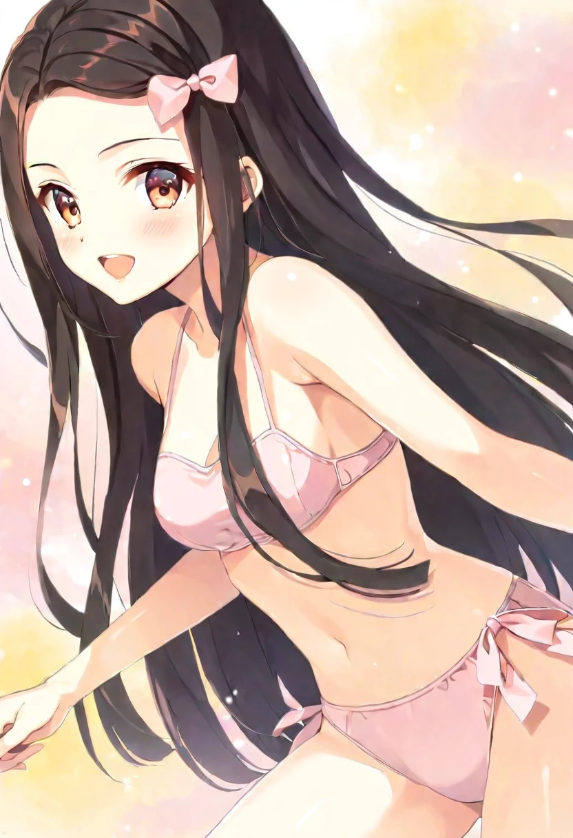 1 girl, female、nezuko,Swimwear