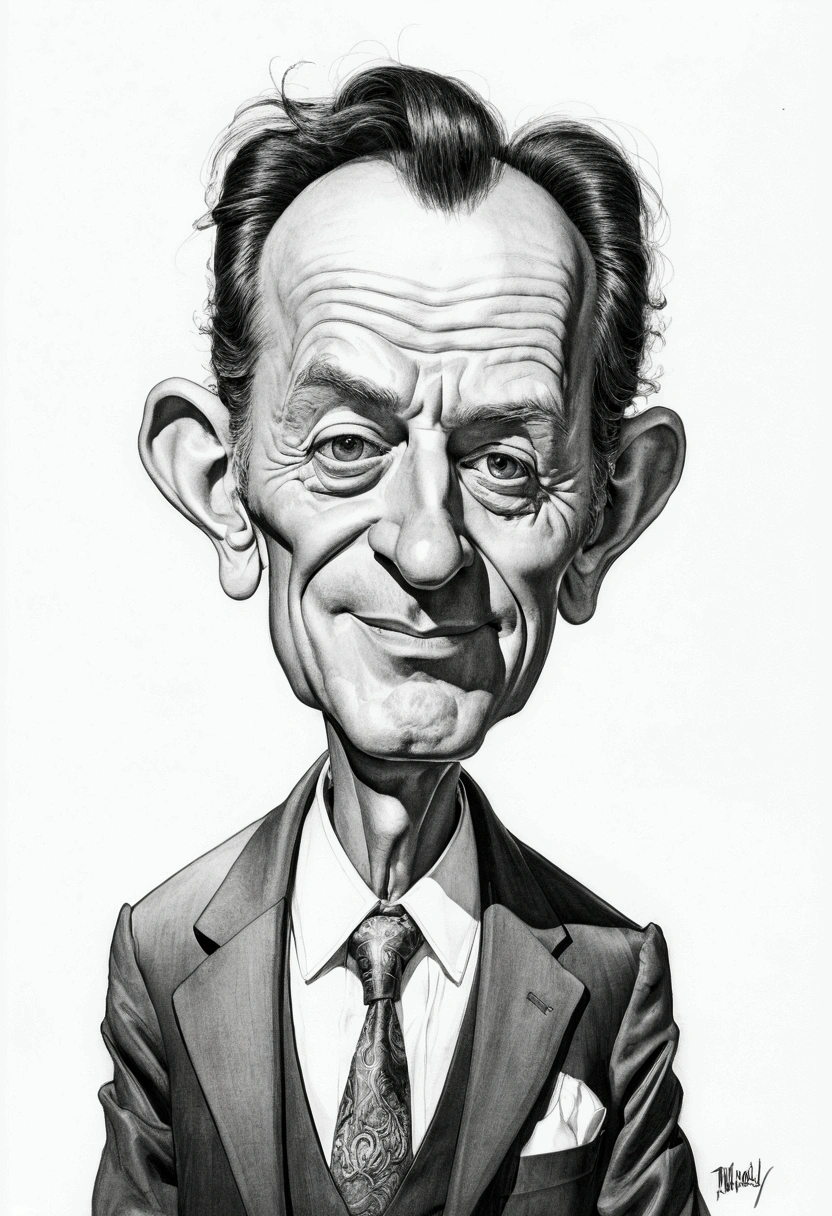 Caricature of Mr. Early morning