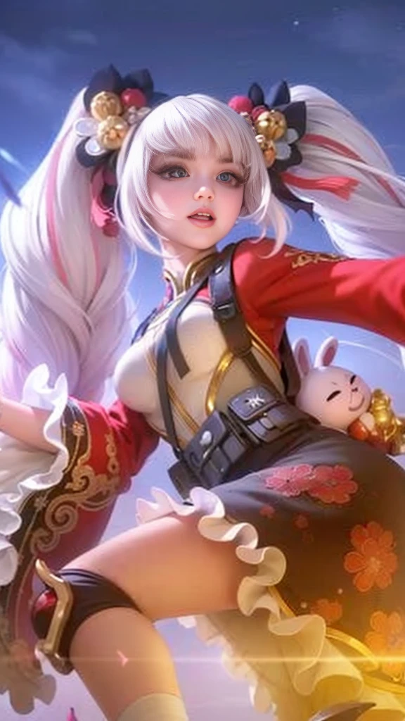 (8k, RAW photo, photorealistic:1.25) ,( lipgloss, eyelashes, gloss-face, glossy skin, best quality, ultra highres, depth of field, chromatic aberration, caustics, Broad lighting, natural shading,Kpop idol) looking at viewer with a serene and goddess-like happiness, smile.