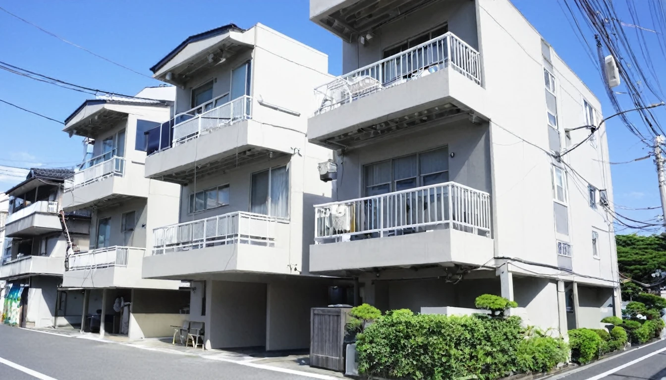 Exterior of the apartment、