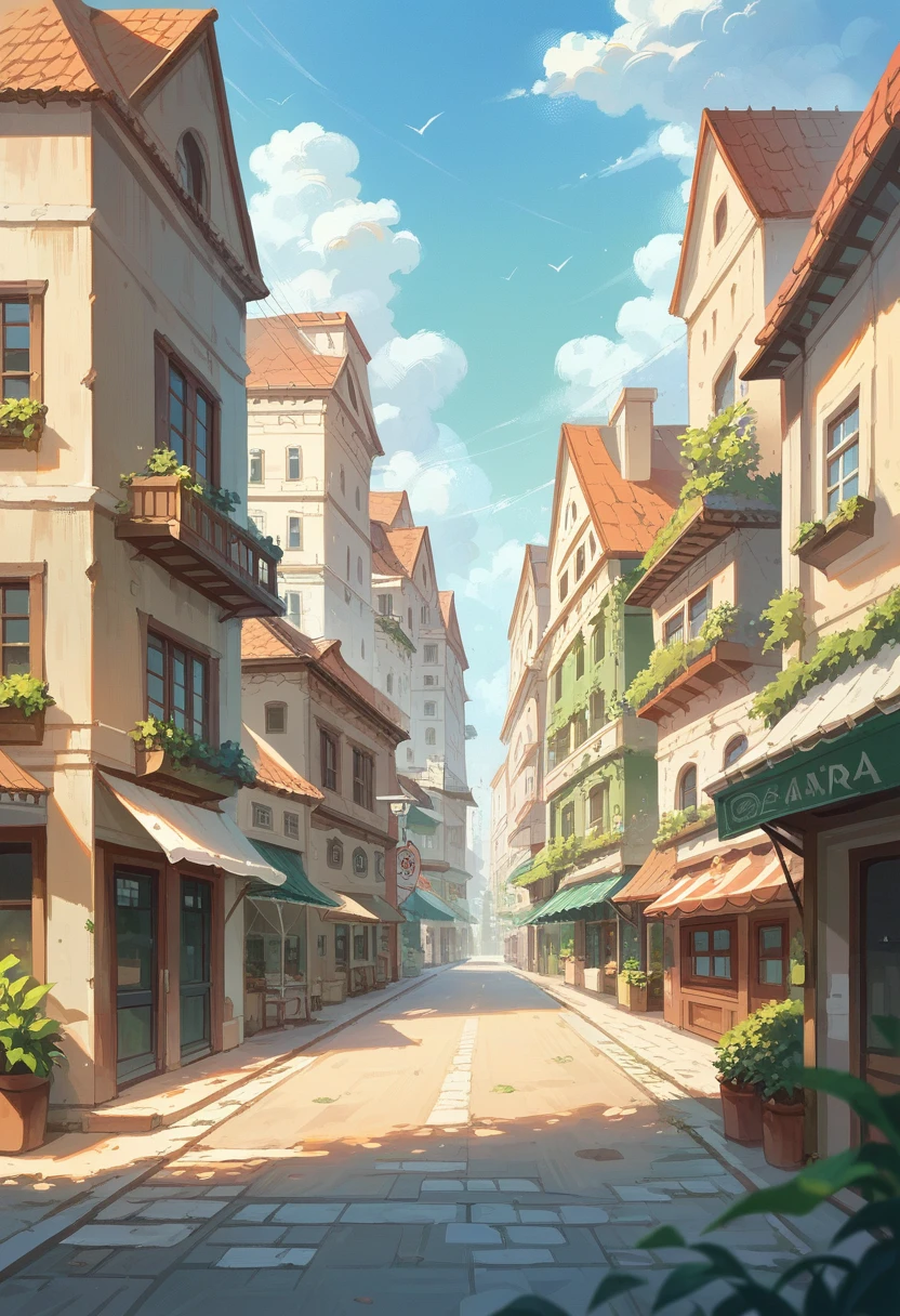 score_9,score_8_up,score_7_up,source_アニメ,Idealized Forms,Natural Light,details background,blurry background,extremely detailed,No person,Scenic spots in Italy,Buildings line the seafront,Mediterranean