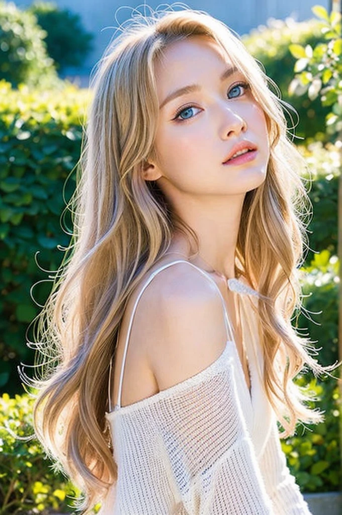 Create a portrait of a cute blonde girl, It appears to slowly descend onto your back.. Pay attention to the details, Gives hair a natural look. Her blue eyes should shine in the soft light, Feeling warm and comfortable.
Highlight the girl's individuality, By adding long eyelashes, Give her a mysterious look. Notice the blue dress?, Light and airy, And the fabric is a dream fabric..
Create stunning portraits in a realistic style, Attention to detail. Try to convey harmony and tenderness in the image, Everyone, Who will be watching this film?, I felt the magic of this kind girl
