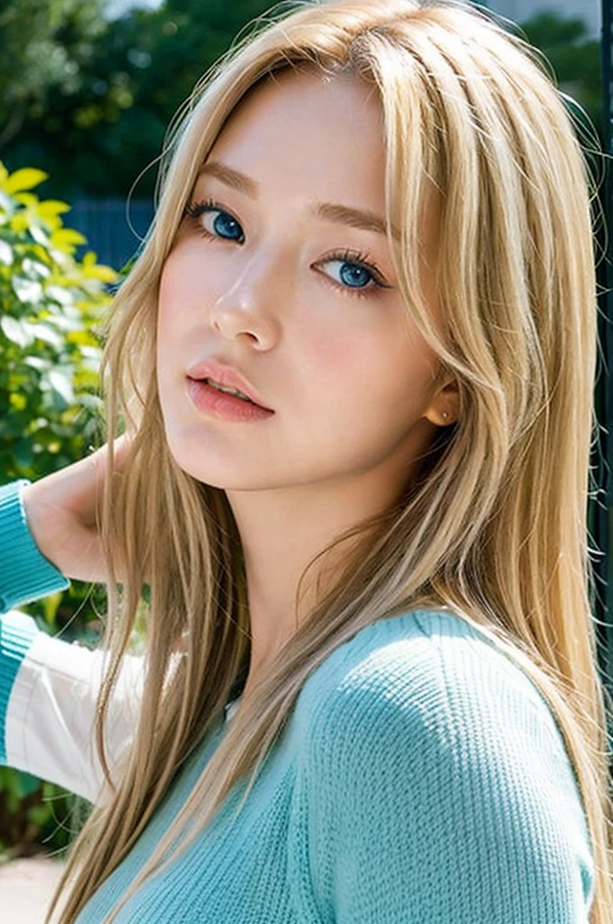 Create a portrait of a cute blonde girl, It appears to slowly descend onto your back.. Pay attention to the details, Gives hair a natural look. Her blue eyes should shine in the soft light, Feeling warm and comfortable.
Highlight the girl's individuality, By adding long eyelashes, Give her a mysterious look. Notice the blue dress?, Light and airy, And the fabric is a dream fabric..
Create stunning portraits in a realistic style, Attention to detail. Try to convey harmony and tenderness in the image, Everyone, Who will be watching this film?, I felt the magic of this kind girl