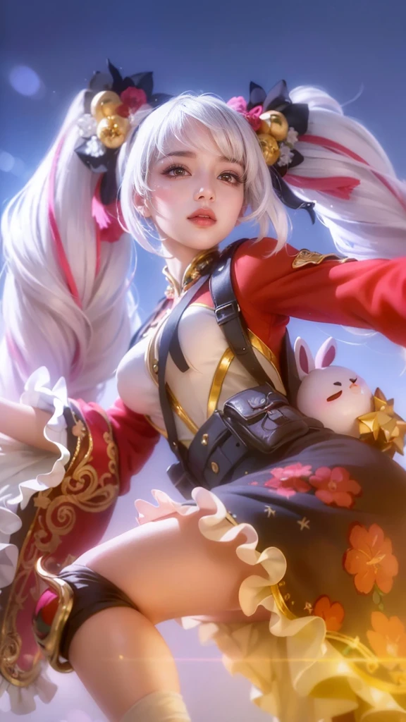 (8k, RAW photo, photorealistic:1.25) ,( lipgloss, eyelashes, gloss-face, glossy skin, best quality, ultra highres, depth of field, chromatic aberration, caustics, Broad lighting, natural shading,Kpop idol) looking at viewer with a serene and goddess-like happiness,