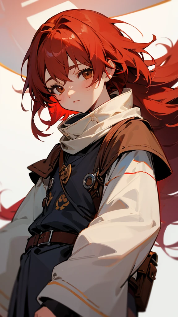 Create a character. Ilya Muromets, koasives, Brown eyes, Red hair.