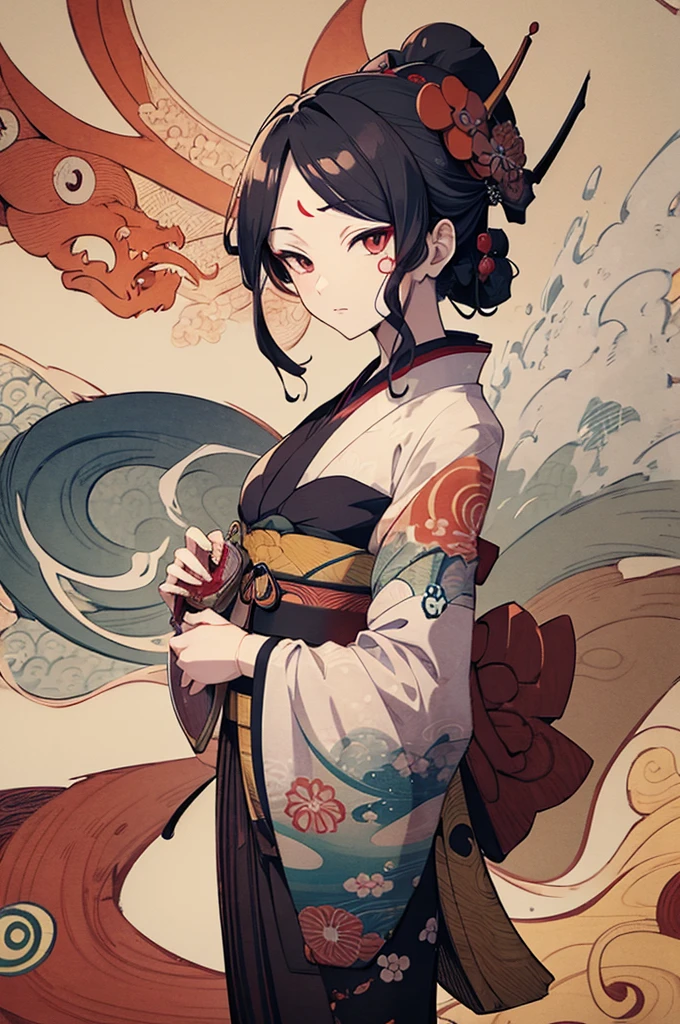 (Ukiyo-e:1.3),(3D Animation:1.3),(Grimm's Fairy Tales),(Schneewitchen,snow white:1.3),(who is the most beautiful in the world? A magic mirror that reflects snow white in response to the question),Snow-white skin, cheeks and lips red like blood,Eyes as black as the wood of an ebony window frame.(The contrast of light and shadow makes the subject appear three-dimensional),Pretty and beautiful girl,Cute round face,Cute Smile,Blushing,Red lips,(Silvery white hair,Floral knit headband,Half Up、Floral braided space buns,Voluminous fishtail braid,Twisted pan,),(The bangs are see-through),hairpin,hair ornaments,Detailed clothing features,Detailed hair features,Detailed facial features,(Dynamic Angle),(Dynamic and sexy pose),Professional Lighting,Cinematic Light,(Tabletop,Highest quality,Ultra-high resolution output images, Depth of written boundary,) ,(8K quality,Depth of written boundary,Anatomically correct facial structure,),(SeaArt 2 Mode:1.3),(Picture Mode Ultra HD,)