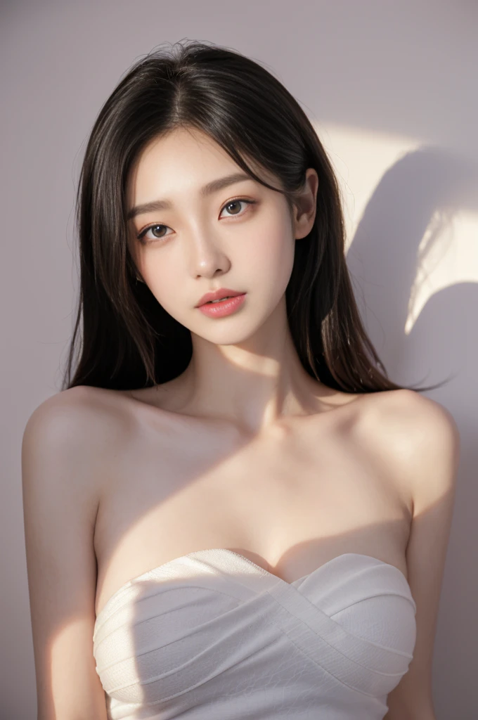 (high details:1.urrealism:1.4)、(sighting:1.05)、32,000、1 woman、realistic lighting、face lighting、ray tracing、(brightened light:1.2)、(improve quality:1.4)、(Realistic textured skin of the highest quality:1.4)、original photo, lifelike, full body woman love, bed, soggy, big bust, stylish hairstyle, pale skin, black eye, pink lips, (Beloved), (:1.1), ~Through, detailed background, detailed face, delicate eyes, good hair, Anatomically correct body, elastic skin, make up, masterpiece