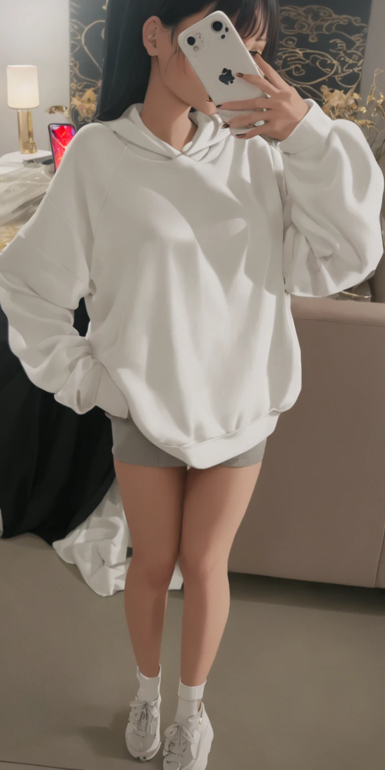 Sexy young girl, sexy body, big breasts, long hair, sexy pose, skinny, white colored skin, no phone