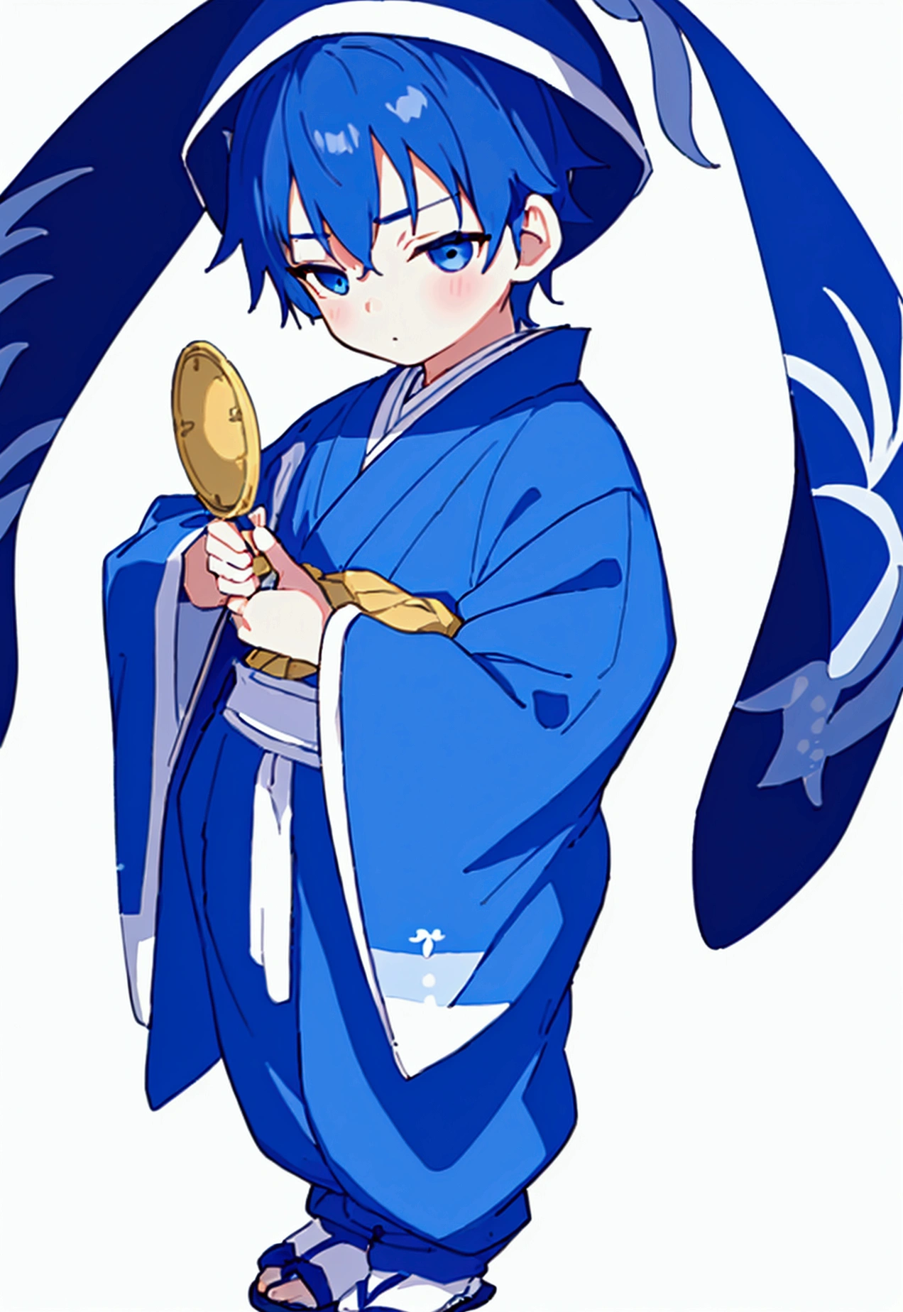 [(white background:1.5),::5], ((((masterpiece)))), High quality, very_High_solve, large in size_File size, full color, ((())), 13 years oue hair, vivid colors, light blue eyes, civilian clothes white, japanese cartoon movies,